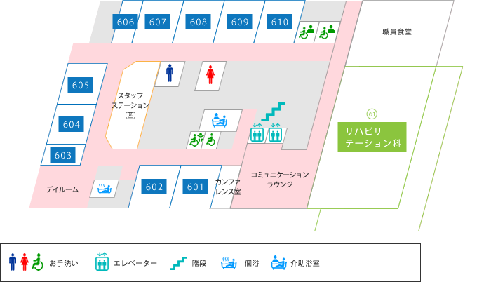 地図：6階